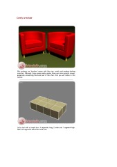 3Ds Max task - Furniture 1