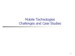 Mobile Technologies 1