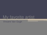 My favorite artist Van Gogh 1