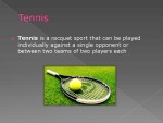 Tennis presentation 2