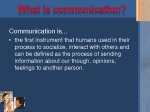 About Communication 2