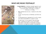 Music festivals 2