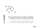 Social Network Analysis (SNA) 1