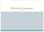 Modes of transport 1