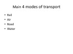 Modes of transport 2