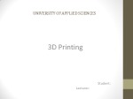 3D Printing 1