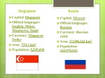 What difference between Singapore and Russia 3