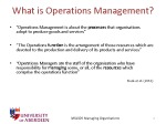 Operations Management 3