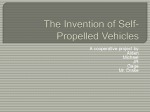 The Invention of Self-Propelled Vehicles 1