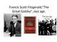 Book presentation Francis Scott Fitzgerald,“The Great Gatsby“