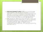 Anti-lock braking system ABS 2