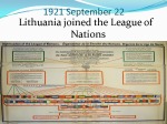 Lithuania historical events 2