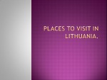 Places to visit in Lithuania presentation 1