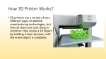 3D Printers And Printing 3