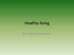 Healthy living 1