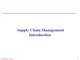 Supply Chain Management SCM