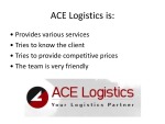 Company in logistics Ace logistics 3