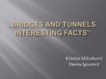 Bridges and tunnels 1