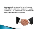 Profile of a „Good“ negotiator 3