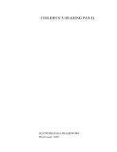 Children’s hearing panel 1