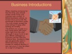 Business etiquette in Great Britain 3