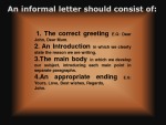 Type of informal letters 3