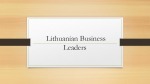 Lithuanian Business Leaders 1