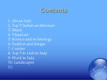 Italian culture and work in this country 2