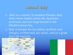 Italian culture and work in this country 3