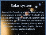 Solar System Around the Sun 1