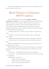 Rural Tourism in Lithuania 3