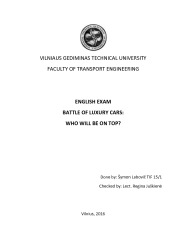 Battle of luxury cars essay 1