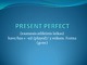 Present perfect tense