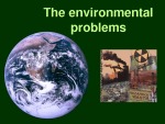 The environmental problems 1