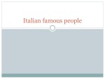 Italian Spanish famous people 2