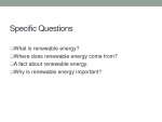 Renewable energy 2