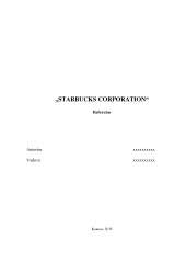 Starbucks corporation 1