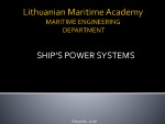 Ship power systems 1