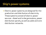 Ship power systems 2