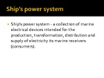 Ship power systems 3