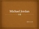 Michael Jordan presentation