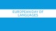 European Day of Languages