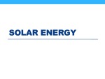 Solar energy presentation 1