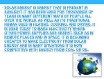 Solar energy presentation 3