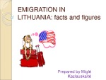 Emigration in Lithuania facts and figures 1