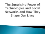 The surprising power of technologies and social networks and how they shape our lives 1