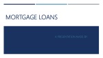 Mortgage loans 1