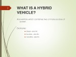 Hybrid vehicles presentation 2