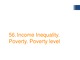 Income Inequality Poverty Poverty level