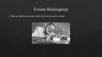 Presentation about E Hemingway 2